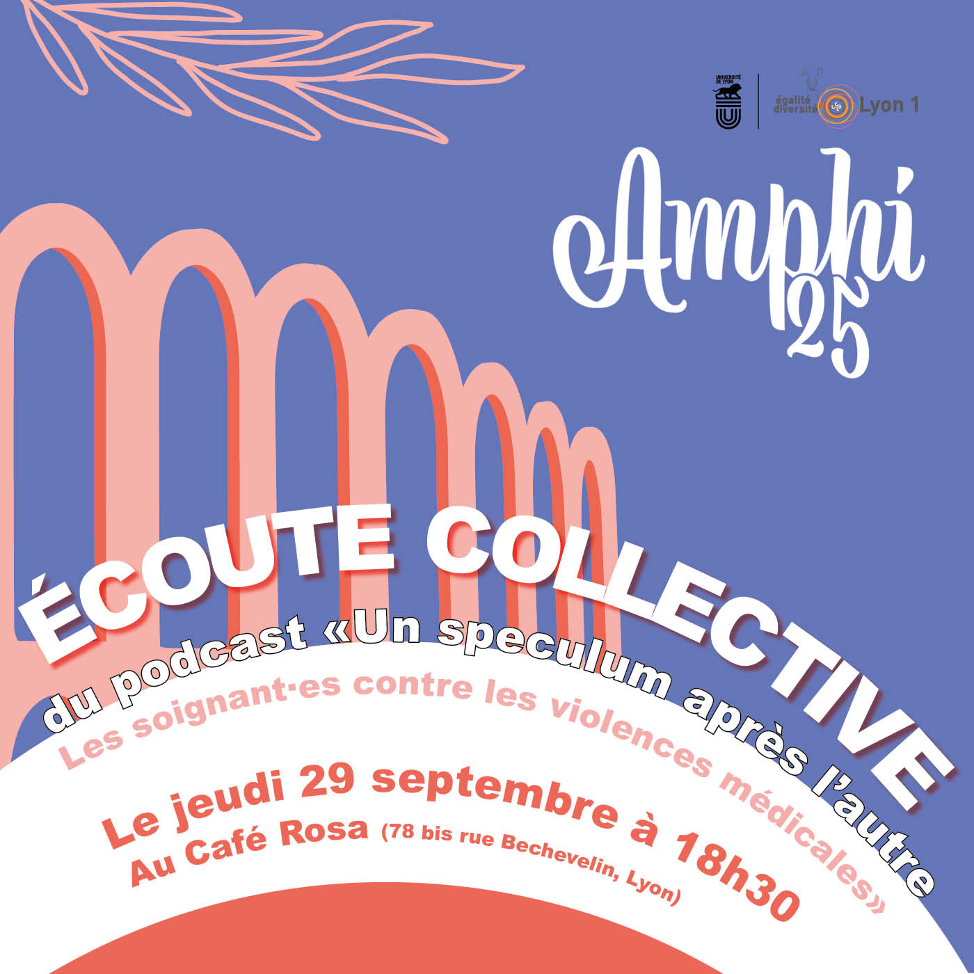 Visuel écoute collective format carré